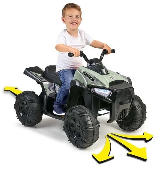 Feber quad pojazd elektryczny 12vboxer moro