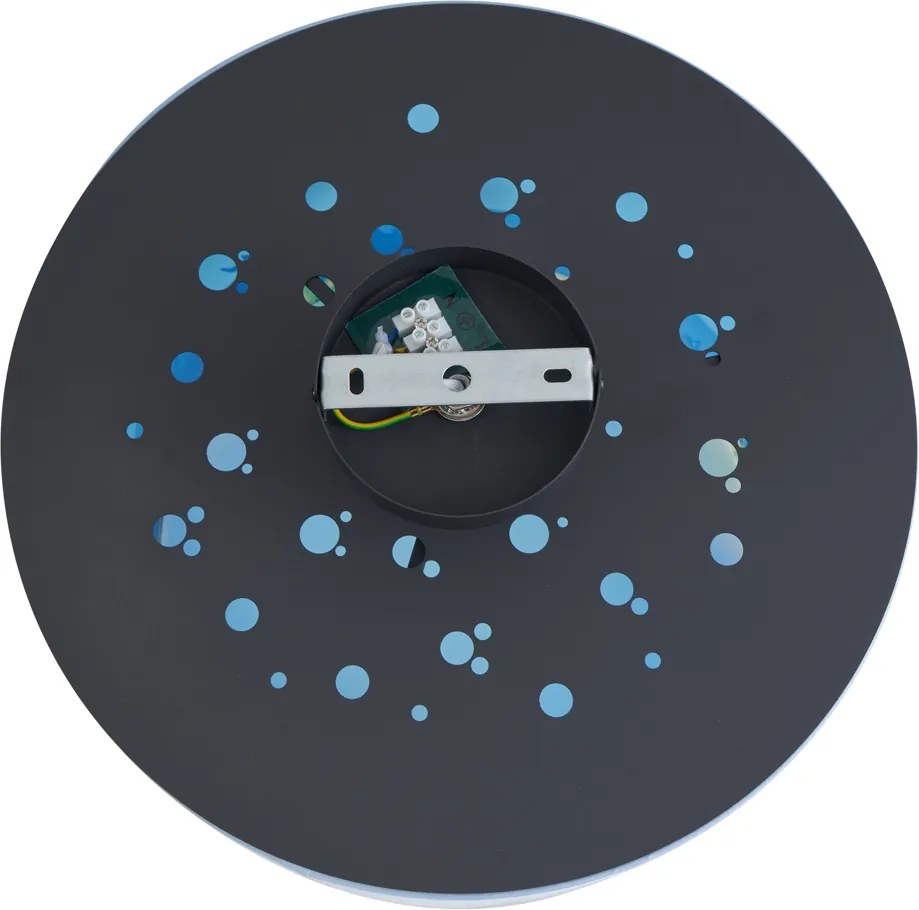 Dziecięca lampa sufitowa niebieska z Bulby - Harrie meets Bulby