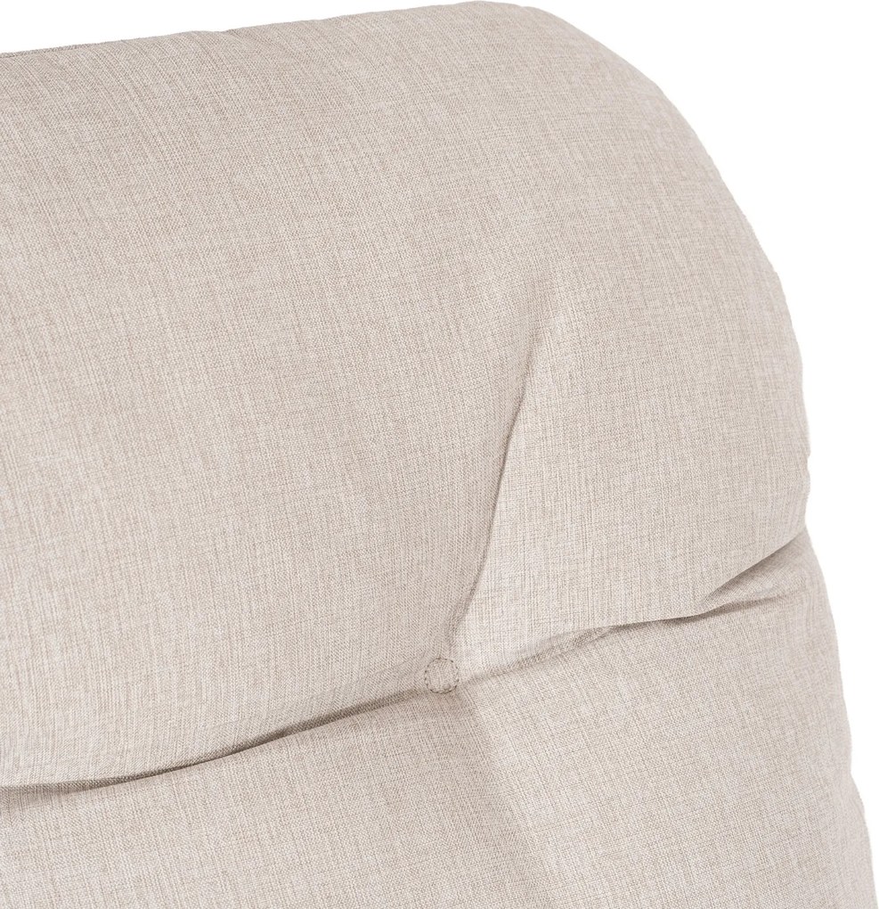 Zestaw mebli ogrodowych na balkon i taras Nivo 072 - 2 fotele i stolik, kolor beżowy