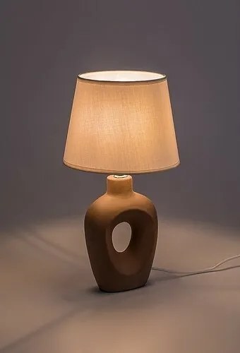Rabalux 74080 lampa stołowa Madelor, brązowy