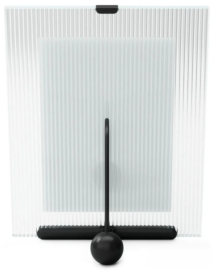 Czarna szklana ramka stojąca 19x23 cm Flute – Umbra