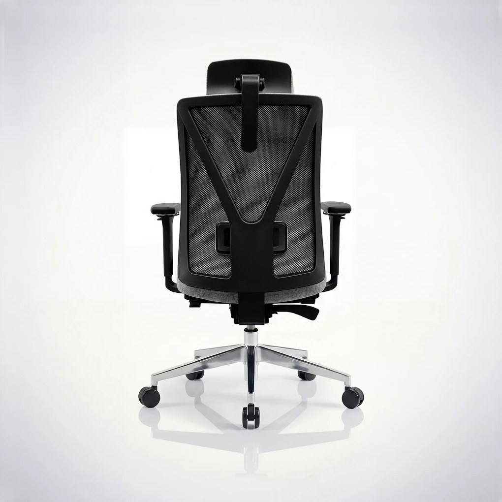 Fotel biurowy ergonomiczny szary VECTOR