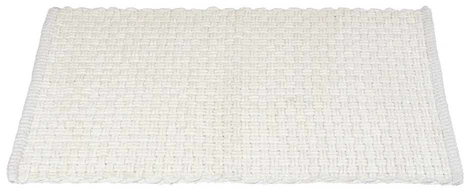 Biały tekstylny dywanik łazienkowy 50x80 cm Ecoli – Wenko