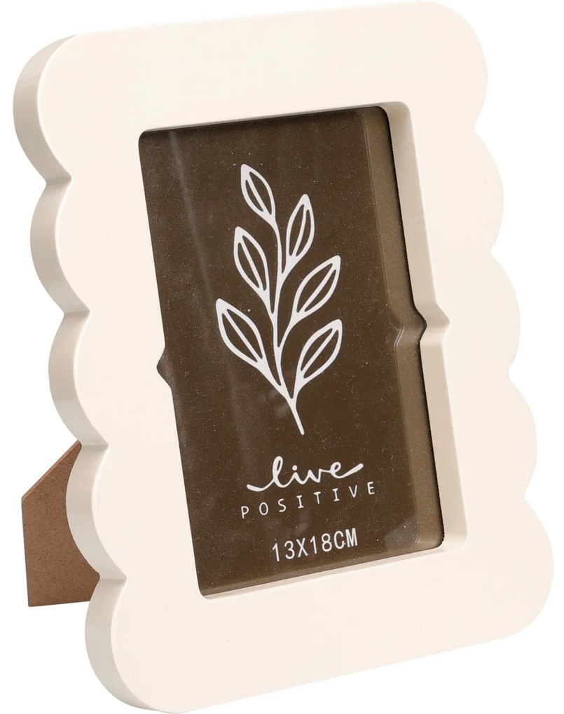 Ramka na zdjęcie z falowanym brzegiem BASE, 18,5 x 2,2 x 23,3 cm