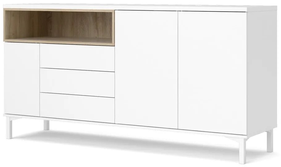 Biała komoda 176x90x49 cm Roomers – Tvilum