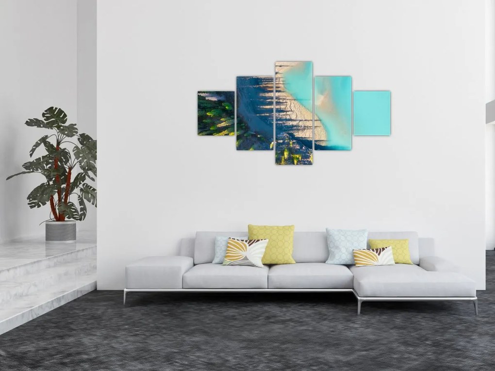 Obraz - Widok na jezioro (125x70 cm)