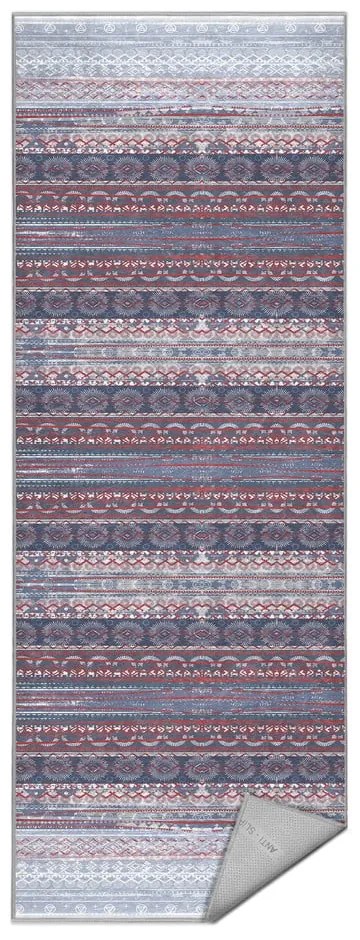 Fioletowo-szary chodnik odpowiedni do prania 80x200 cm Vintage Stripe – Mila Home