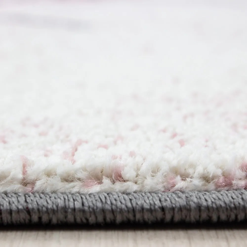 Różowo-szary dywan dziecięcy ø 120 cm Kids – Ayyildiz Carpets