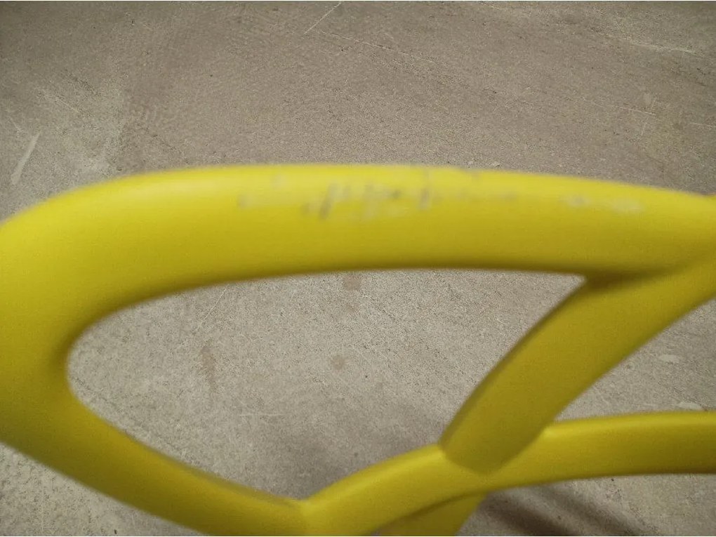 PROMOCJA Żółte krzesło plastikowe KATO II. jakość