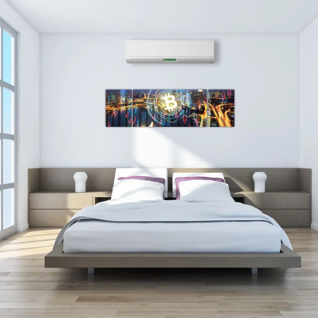 Obraz - Miasto Inwestycji (170x50 cm)