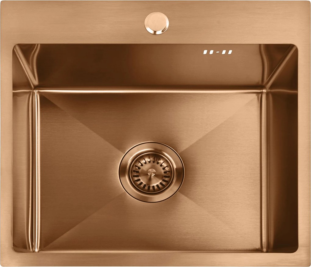 Zlewozmywak stalowy REA Leo 50 Miedź szczotkowana