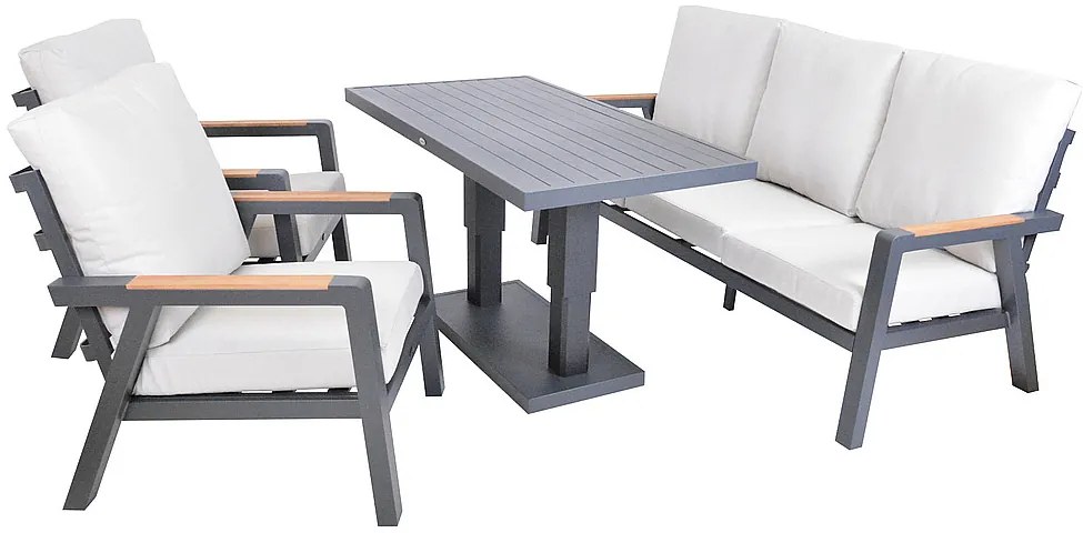Zestaw aluminiowy HALIFAX dla 5 osób