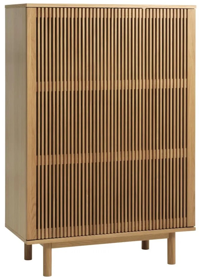 Szafka w dekorze dębu w naturalnym kolorze 95x140 cm Tiber – Unique Furniture