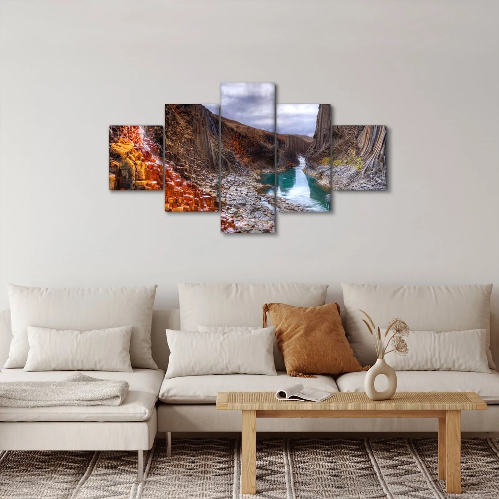 Obraz - Kanion Studlagil (125x70 cm)
