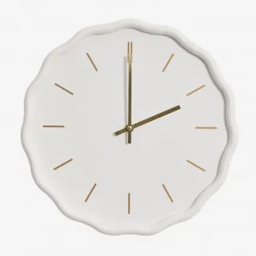 Zegar Ścienny Z Mdf Ø35 Cm Tovarx Biała - Sklum