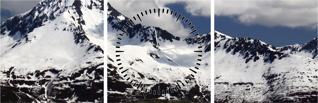Obraz - Park Narodowy Kenai Fjords (z zegarem) (90x30 cm)