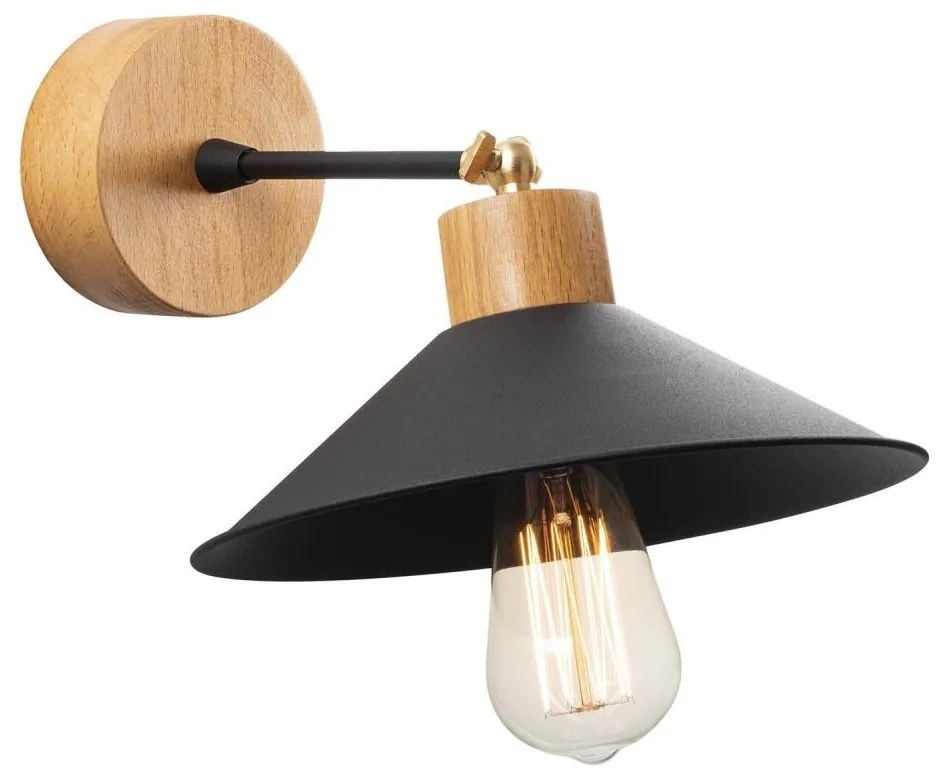 Kinkiet MANAVGAT 1xE27/40W/230V brązowy/czarny