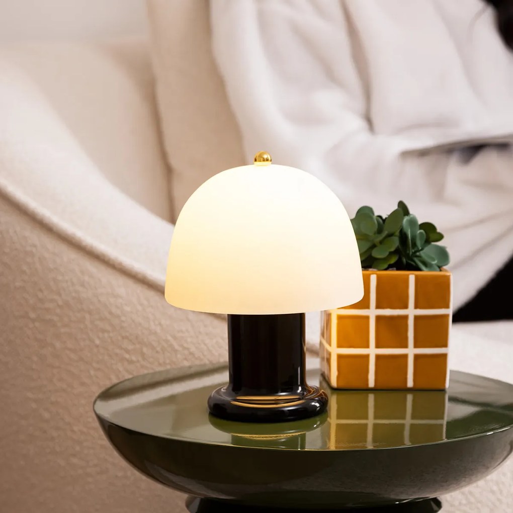 Lampa grzybek RICK, 21 cm