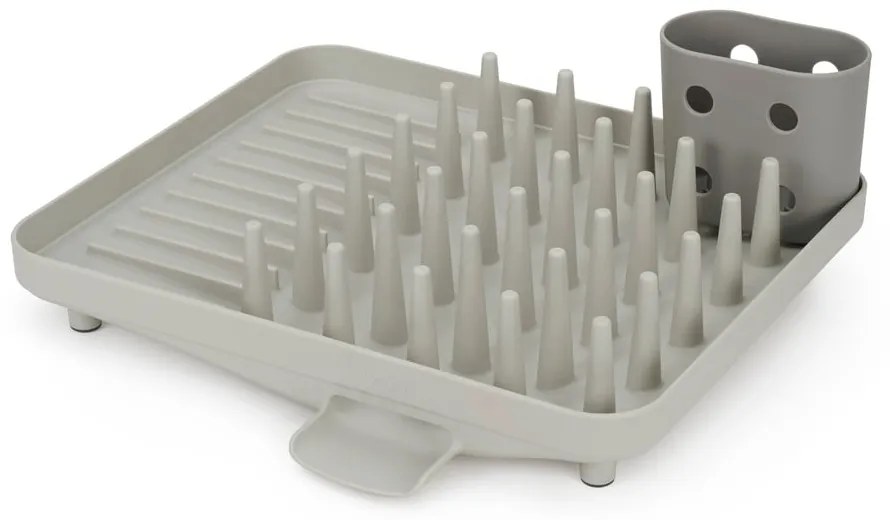 Jasnoszary plastikowy ociekacz 33,5x31,5 cm Duo – Joseph Joseph