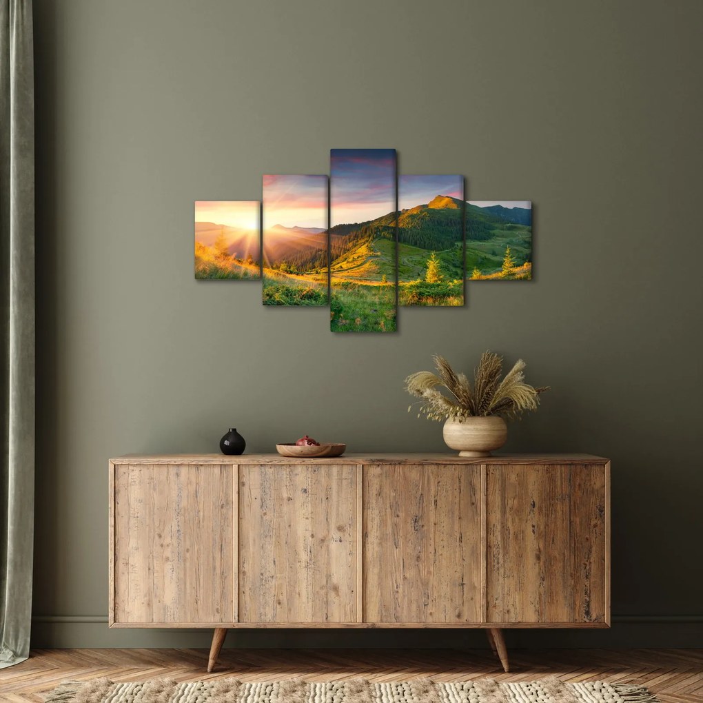 Obraz - Letni krajobraz (125x70 cm)