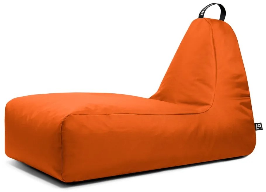Pomarańczowy worek do siedzenia Chill XXL – So Soft?