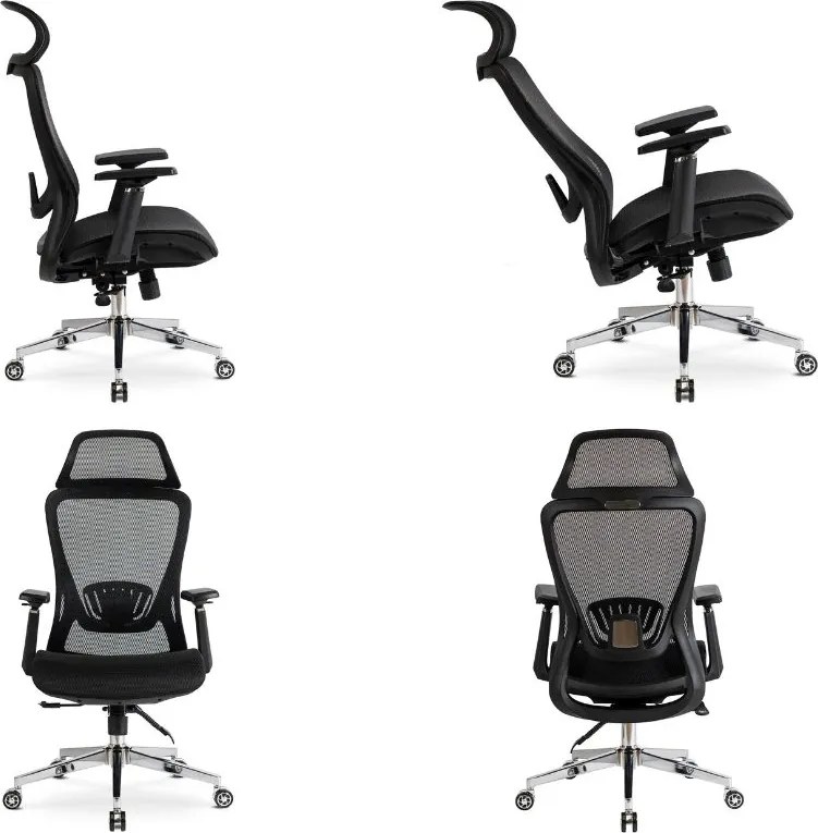 Fotel biurowy z podparciem lędźwiowym Litos