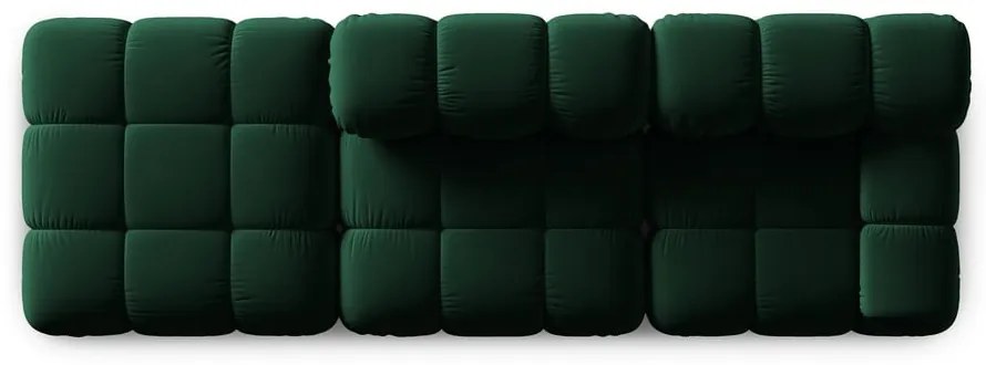 Zielona aksamitna sofa 282 cm Bellis – Micadoni Home