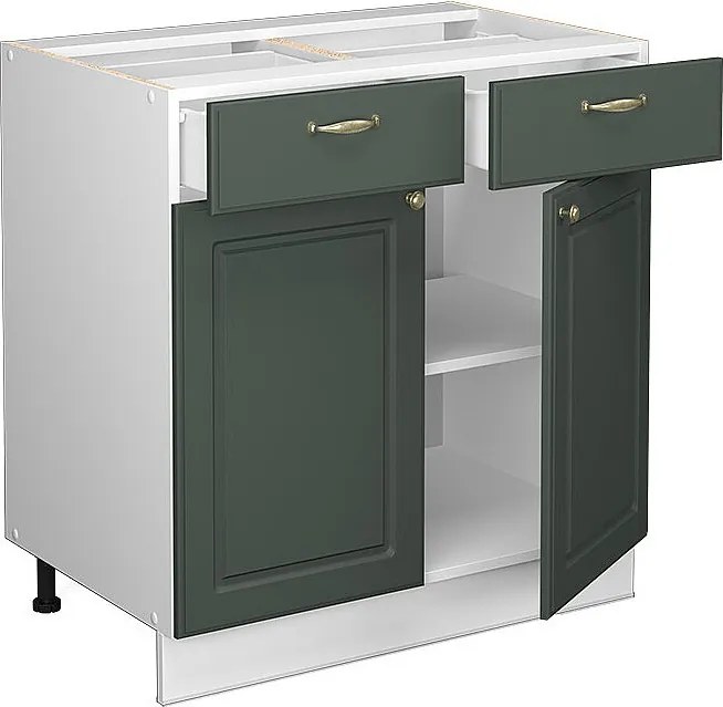 Szafka dolna do kuchni green gold country 80x60x82 fame-line