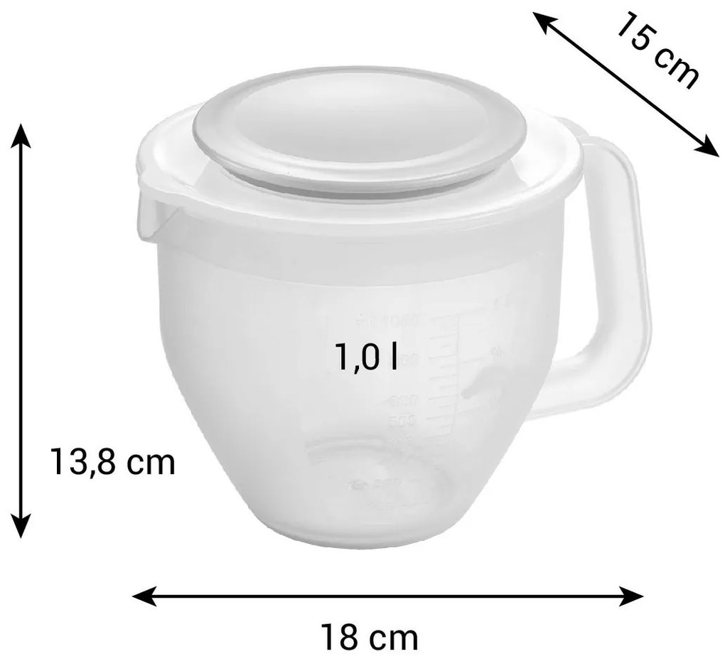 Tescoma Miska do mieszania z pokrywką DELICIA 1,0l