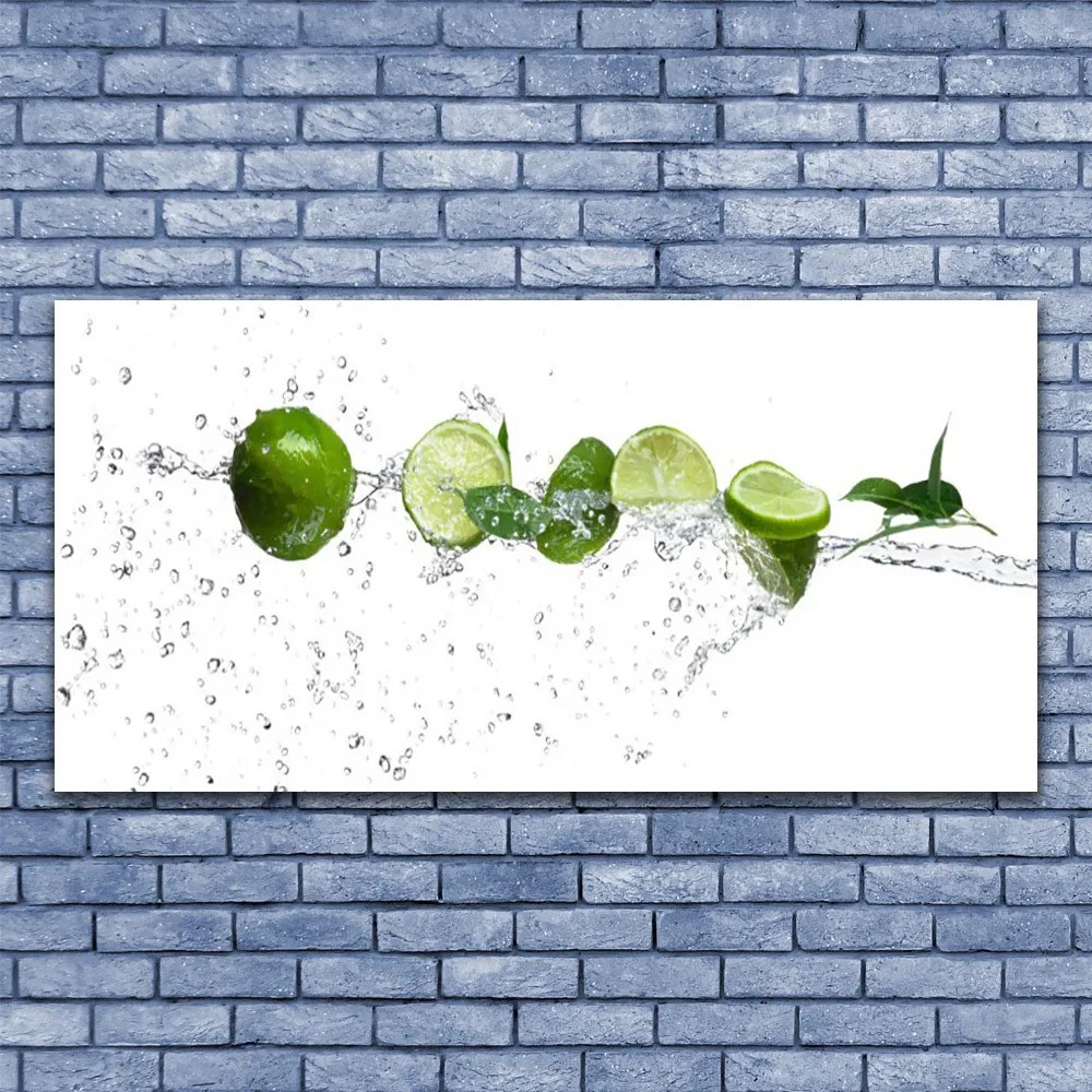 Obraz Akrylowy Limonka Woda Kuchnia
