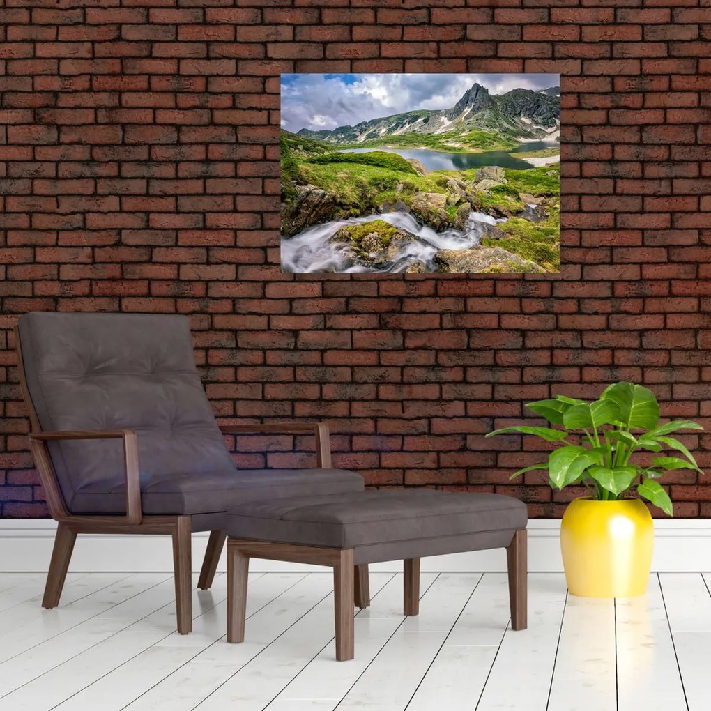 Obraz - Widok na górę Riła (70x50 cm)