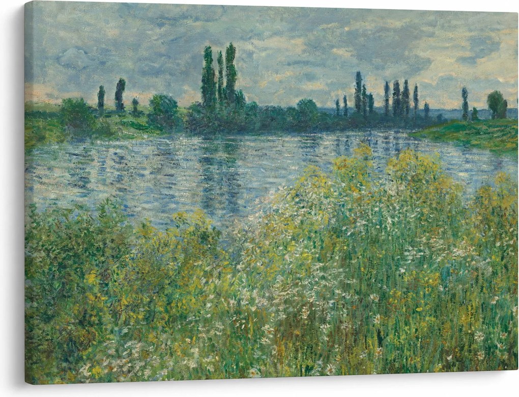 Obraz - Claude Monet, Banks of the Seine, reprodukcje (70x50 cm)