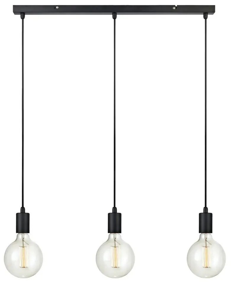 Czarna lampa wisząca Markslöjd Sky Three