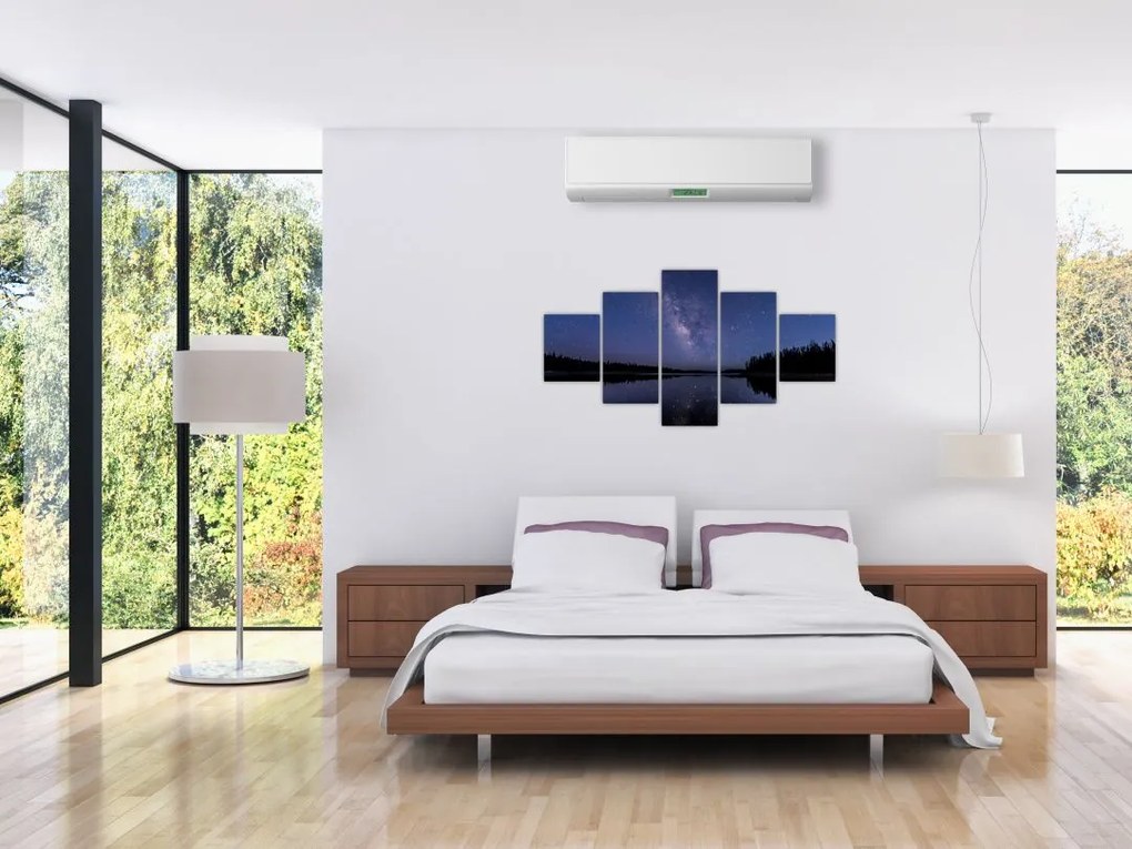Obraz nocnego nieba (125x70 cm)