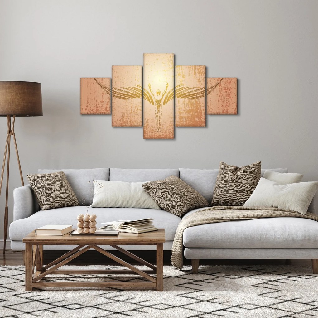 Obraz - Anielska abstrakcja (125x70 cm)