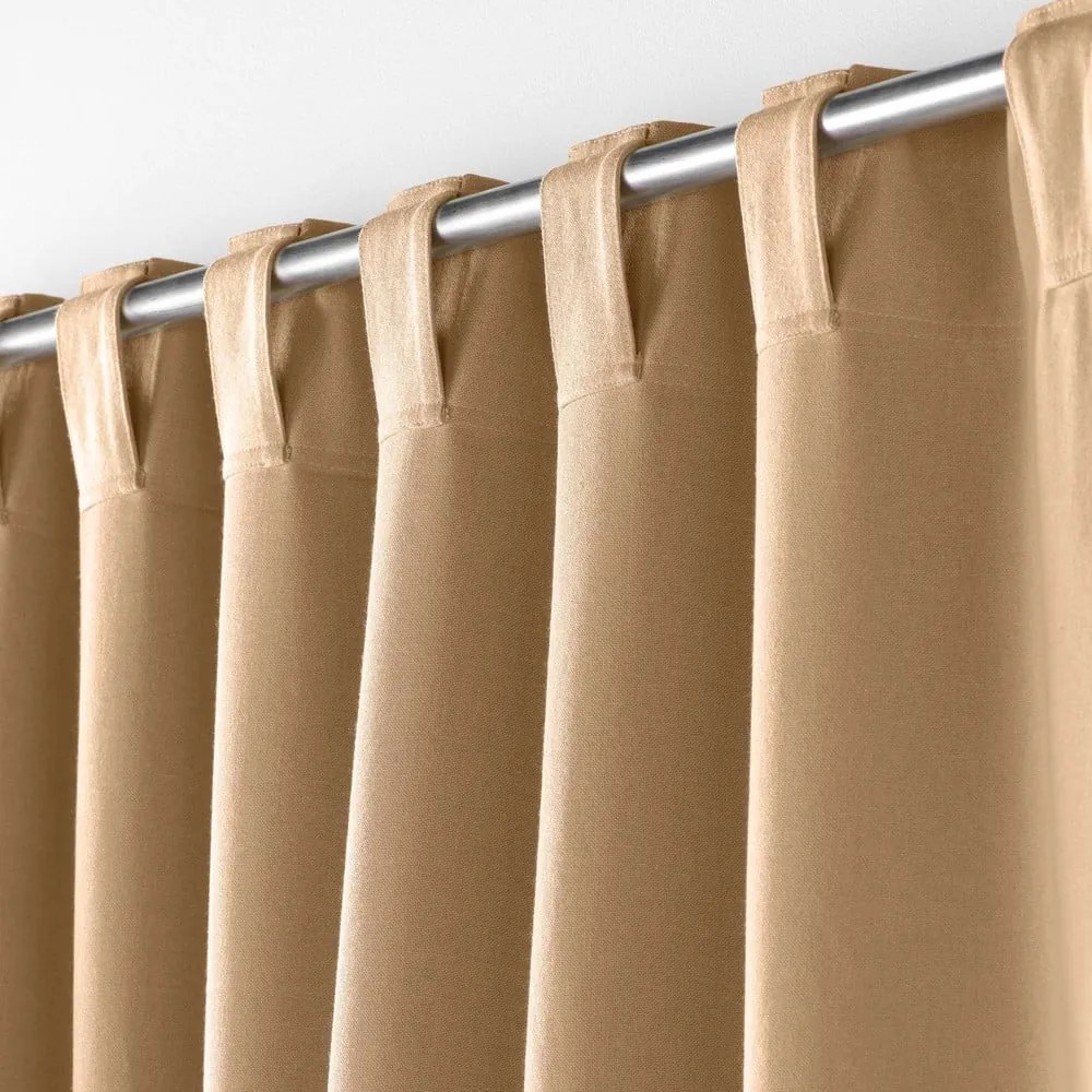 Jasnobrązowa zasłona 140x240 cm Mistraline – douceur d'intérieur