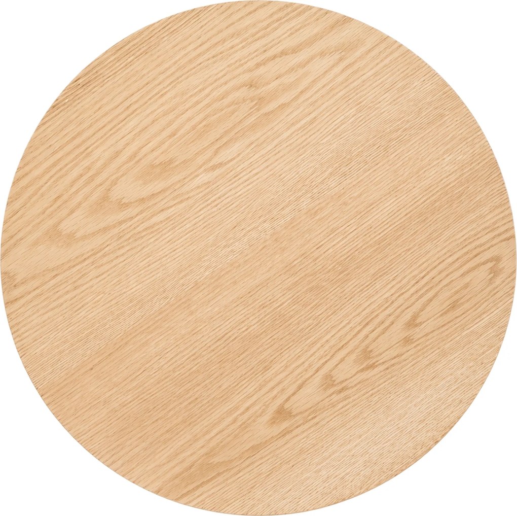 Stolik kawowy okrągły Tamis 40 cm - naturalny