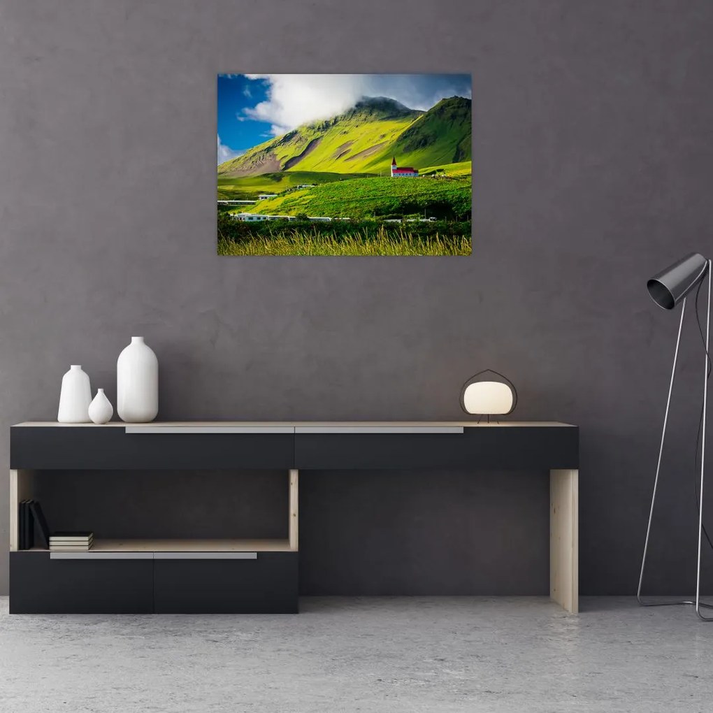 Obraz górskiego krajobrazu (70x50 cm)