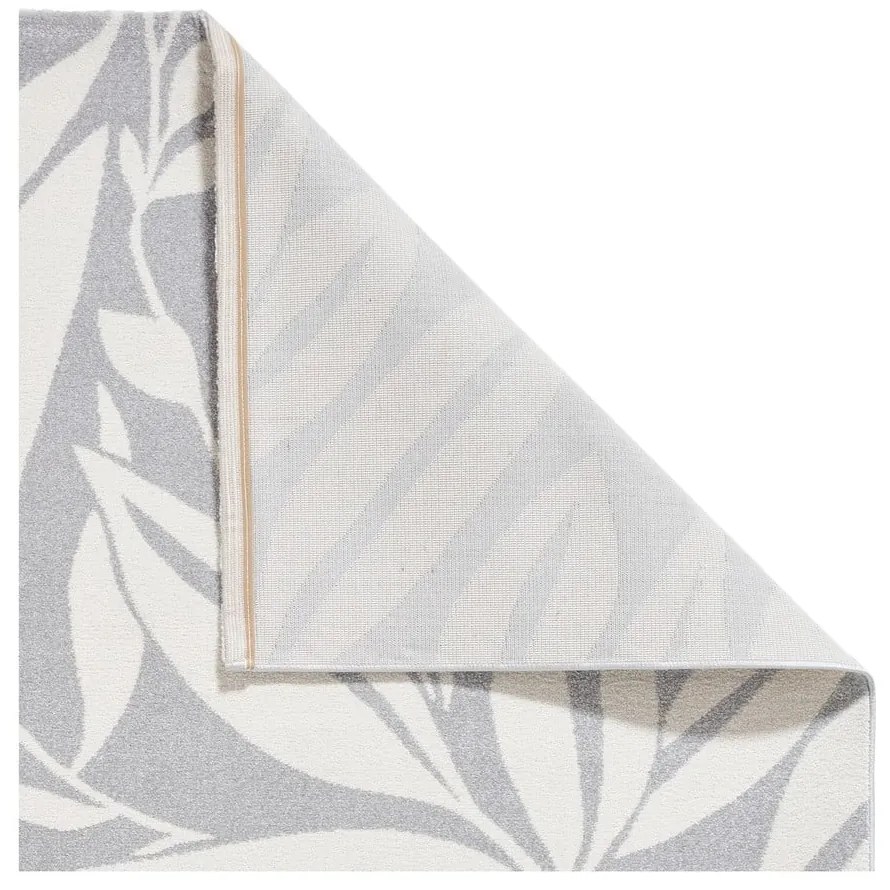 Jasnoszary dywan 80x150 cm Sorral Leaves – Catherine Lansfield