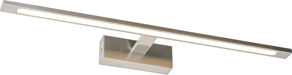 Stalowa lampa ścienna 62 cm z LED IP44 - Jerre