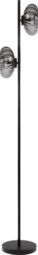 Osram - Lampa stojąca DECOR SMOKE 2xE14/12W/230V czarna/dymnoszara
