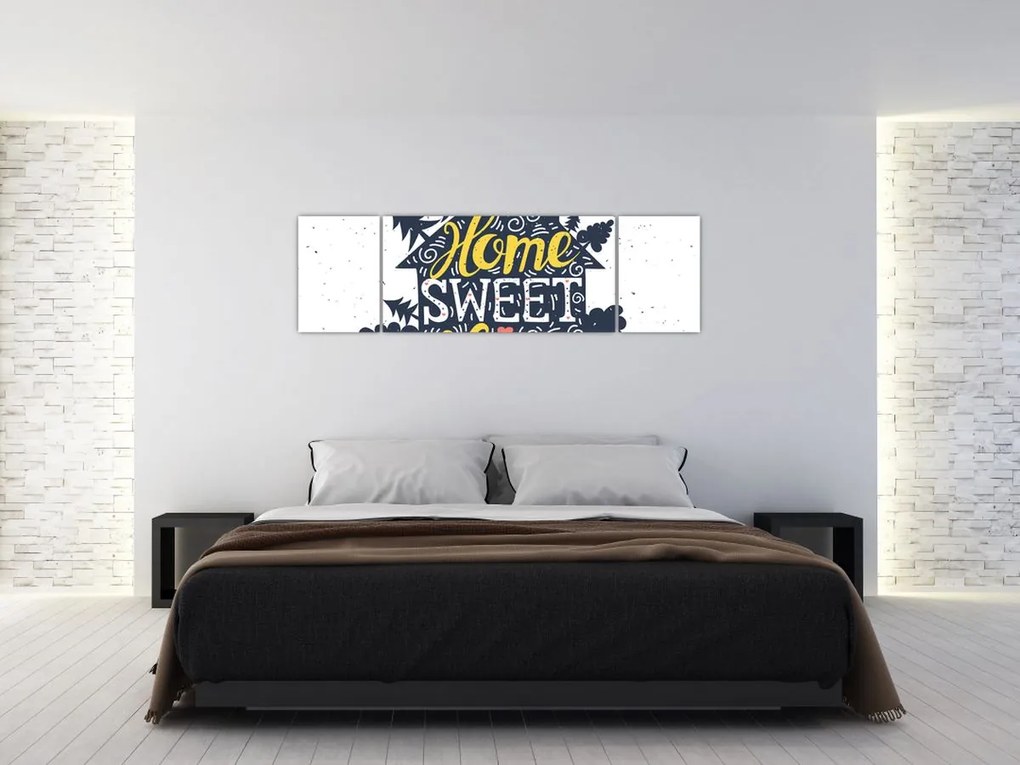Obraz - Słodki dom (170x50 cm)