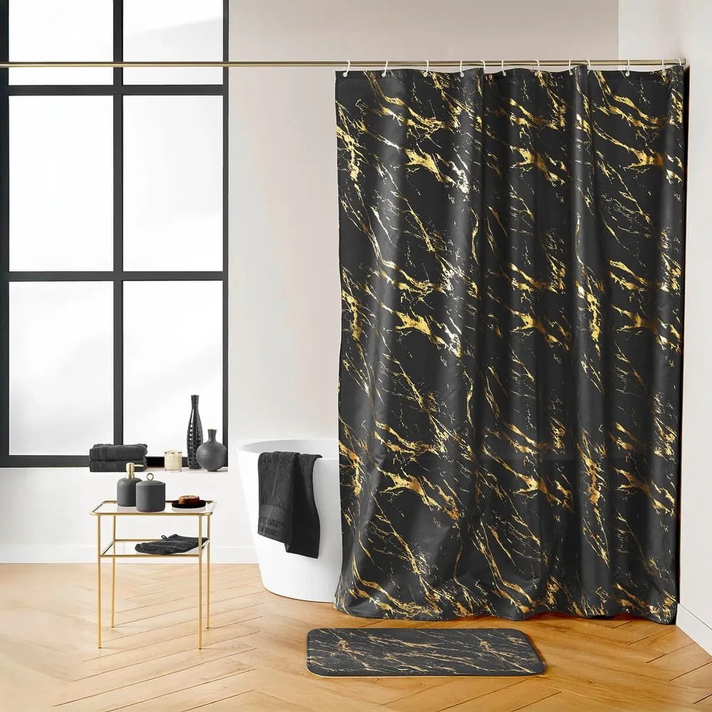 Zasłona prysznicowa 180x200 cm Aquamarbre – douceur d'intérieur
