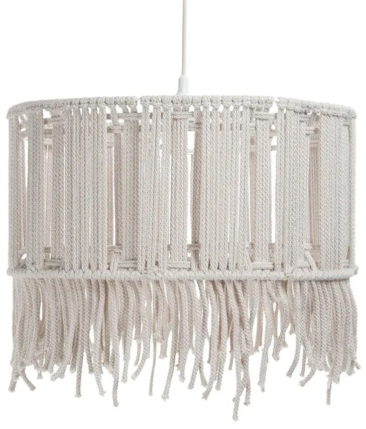Lampa wisząca boho z bawełnianego sznurka 4X A340 C8-N71