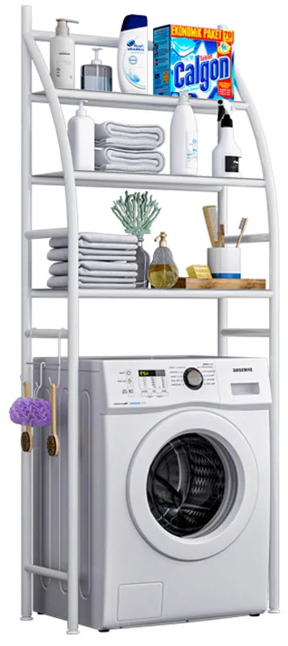 Regał nad pralką VIMERA, biały
