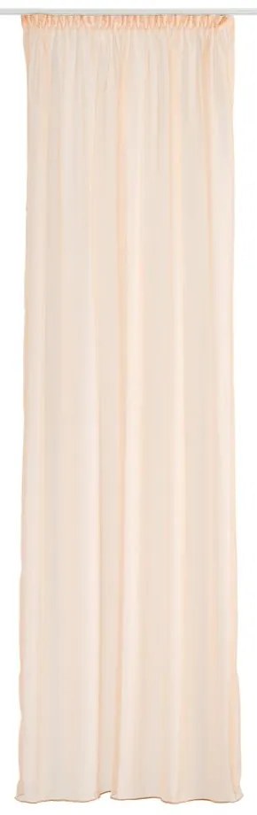 Łososiowa firanka 300x260 cm Voile – Mendola Fabrics