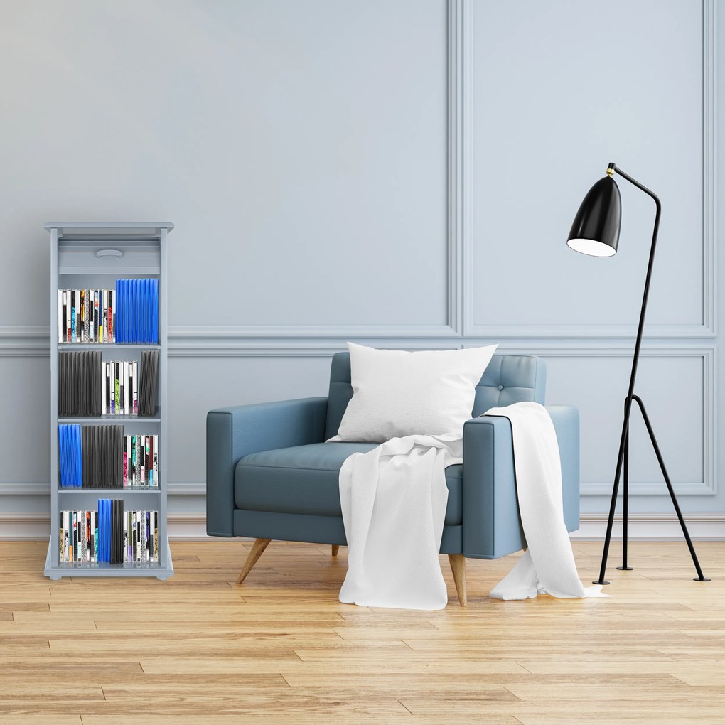 Stojak na płyty DVD Retro