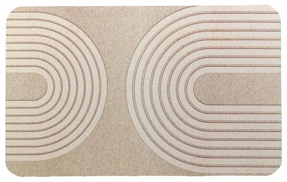 Jasnobrązowy dywanik łazienkowy 50x80 cm Adriel – douceur d'intérieur