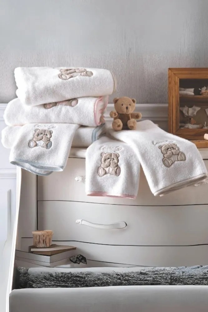 Podarunkowy zestaw ręczników dla dzieci LOVELY, 2 szt Jasnoniebieski