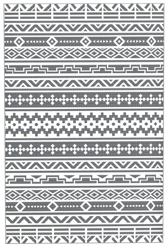 Outsunny Dywan zewnętrzny trwały i odporny na warunki atmosferyczne, dywan w stylu Boho do salonu, balkonu